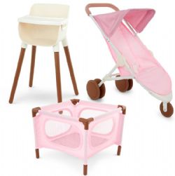 LULLABABY - ENSEMBLE 3-EN-1 POUR POUPÉE DE 35.5 CM